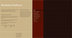 Desktop Screenshot of manhattanmailboxes.com