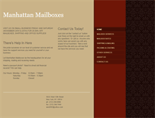 Tablet Screenshot of manhattanmailboxes.com